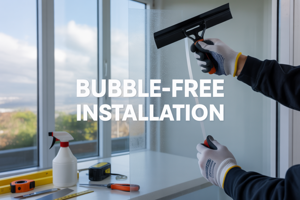 How to Install Window Film Without Bubbles (Pro Tips)