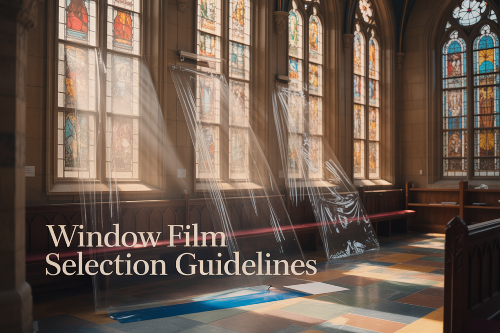 Religious Buildings: Window Film Selection Guidelines
