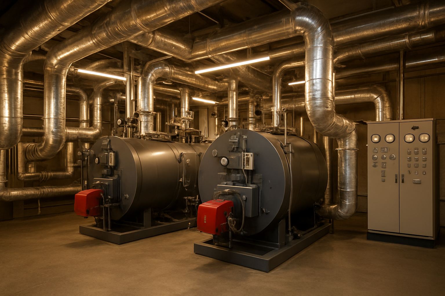 Central Heating Systems for Large Commercial Buildings